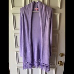 Lilly Pulitzer Tatum Sweater in Lilac Verbena XS GUC